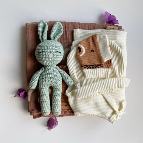 Newborn Welcome Set - Green 4